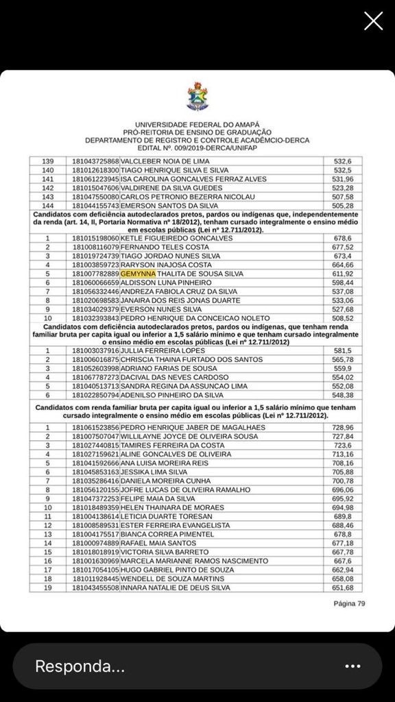 BarroCezar's tweet photo. Gemynna Thalita de Sousa Silva fraudadora de diploma de escola pública para estudar Medicina em cota de deficiente (certamente tem deficiência moral). #Bertolinia #Ufob #SeducPi #FlorisaSilva #Floriano #FraudeCotas #Sisu #Enem #Medicina #ColegioImpacto https://t.co/whhNxZNiuW