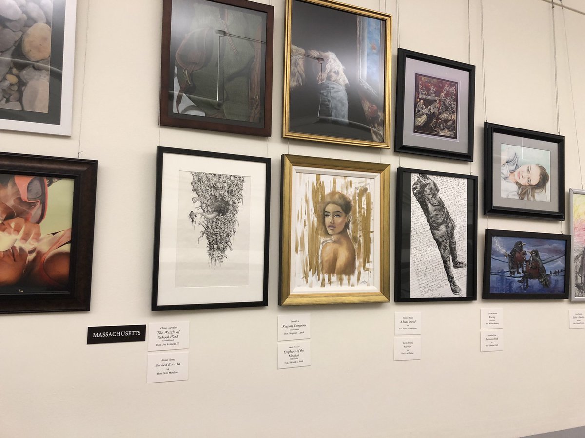 BrianWBoyles's tweet photo. Always great to see: #Massachusetts selections for the Congressional Art Show. #HumHill20 https://t.co/58FhVYlseK