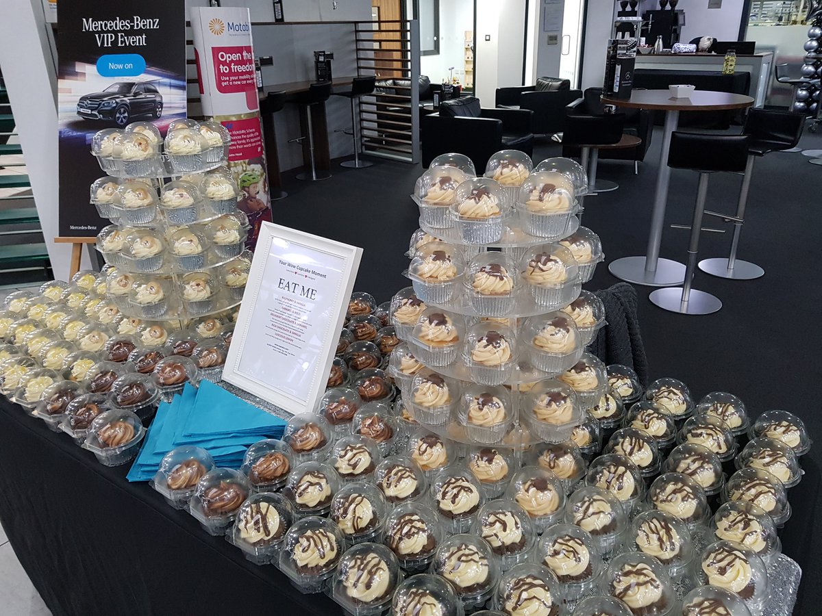 VIP event set up this morning, looking forward to baking more desserts to keep this clients display looking tip top throughout their 4 day event <a href="/MMGMercedesBenz/">Marshall Mercedes-Benz</a> #Southampton
Thanks for choosing Wow Cupcakes 😀