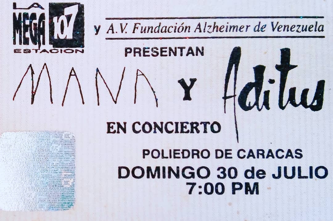 Aditusonline's tweet photo. ¿Lo recuerdan? 😁
Imagen cortesía @djmork81(Instagram)
#TBT #Aditus #Concierto #maná #AditusCrew #live #Poliedro #Venezuela #Pop #Rock #tbt https://t.co/IlI5sMabJu
