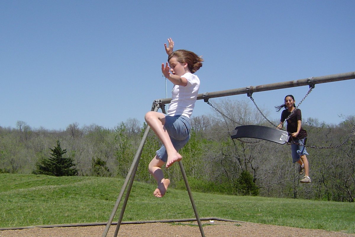 MAAMustangs's tweet photo. May 2007 - When you just gotta get off the swings real fast...

#ThrowbackThursdays 
@SaraiRodriguez5 https://t.co/wvbWB3sqIH