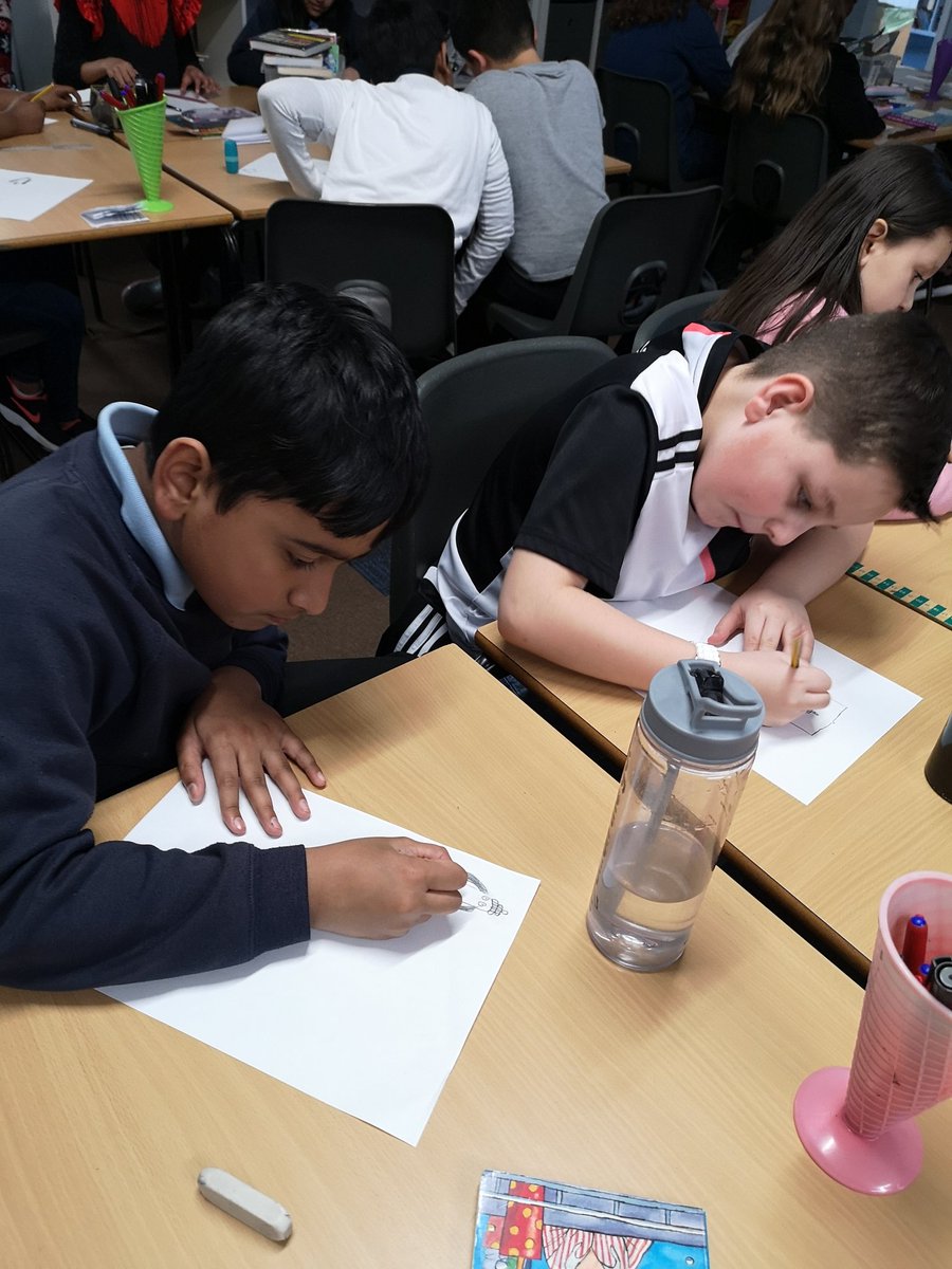 We loved creating our own illustrations watching the illustration masterclass from the #WorldBookDay website! #WorldBookDay2020