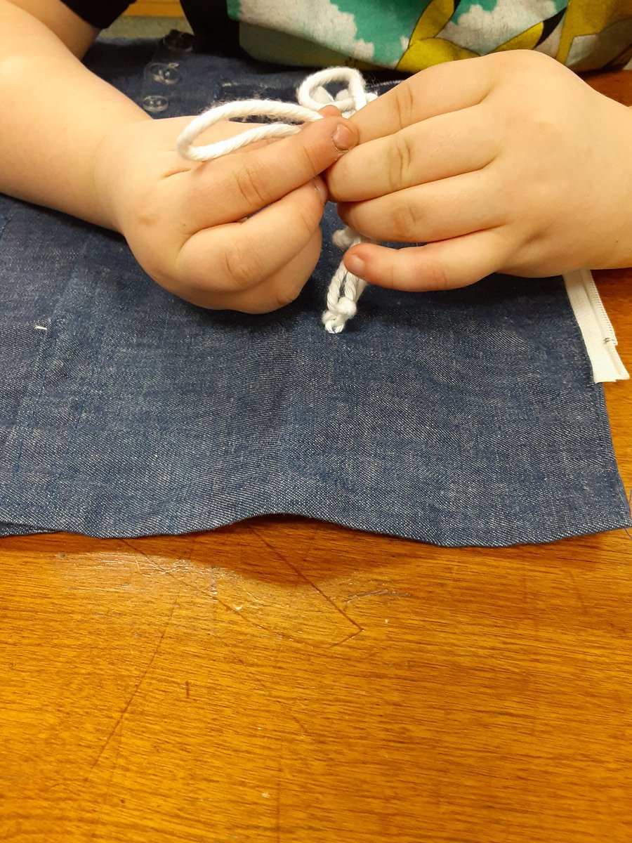 KristiGeno_OT's tweet photo. Working on honing our functional fine-motor skills! Buttoning, zipping and shoe tying skills incoming!  #baisdOT #baisdchampion https://t.co/OjNfm3RidG