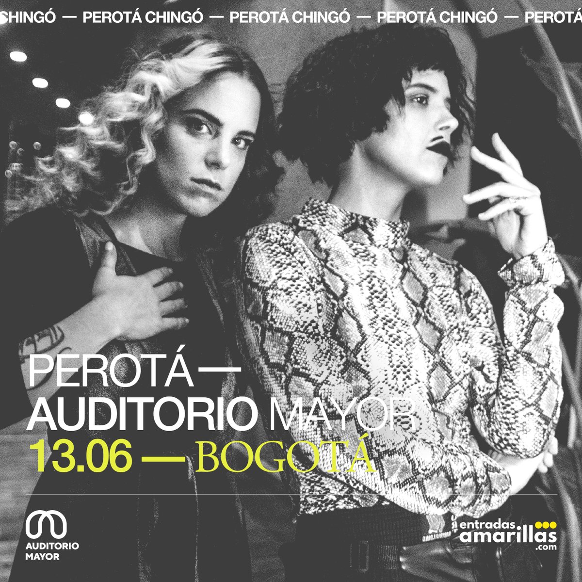 ¡¡¡<a href="/Perotachingo/">Perotá Chingó</a> vuelve a Bogotá!!! 🏹✨

Boletas a la venta aquí 🎟: entradasamarillas.com/event/perota-c…

#PerotáChingóEnBogotá