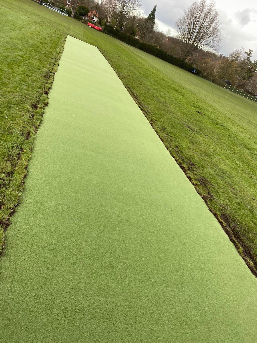 DurantSports_'s tweet photo. A recently refurbished non turf match pitch at @NorwichSchool @NorSchSport #NonTurf #ArtificalWicket https://t.co/CKYpjp3Cdt