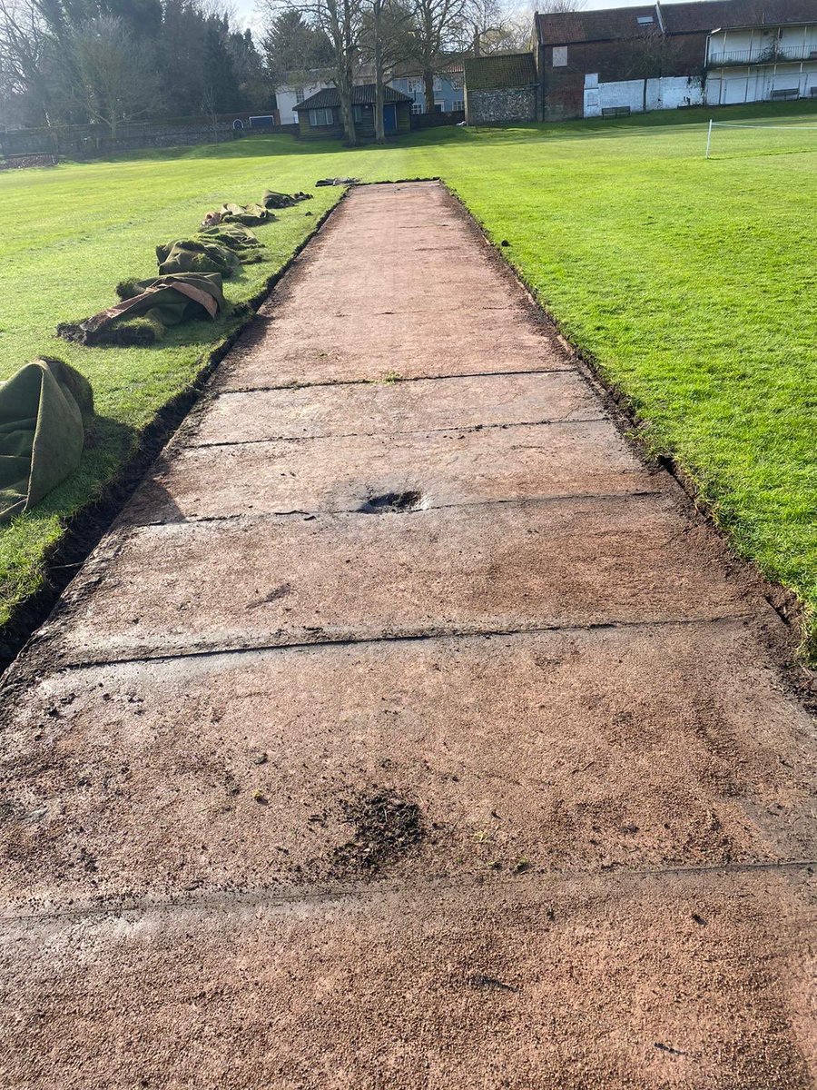 DurantSports_'s tweet photo. A recently refurbished non turf match pitch at @NorwichSchool @NorSchSport #NonTurf #ArtificalWicket https://t.co/CKYpjp3Cdt