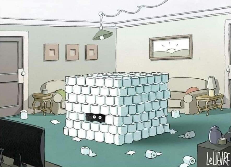 Supernalwings's tweet image. For all those hoarding #tolietpaper in fear of the #Coronvirus ... I know what you"re really doing with it.. I see you