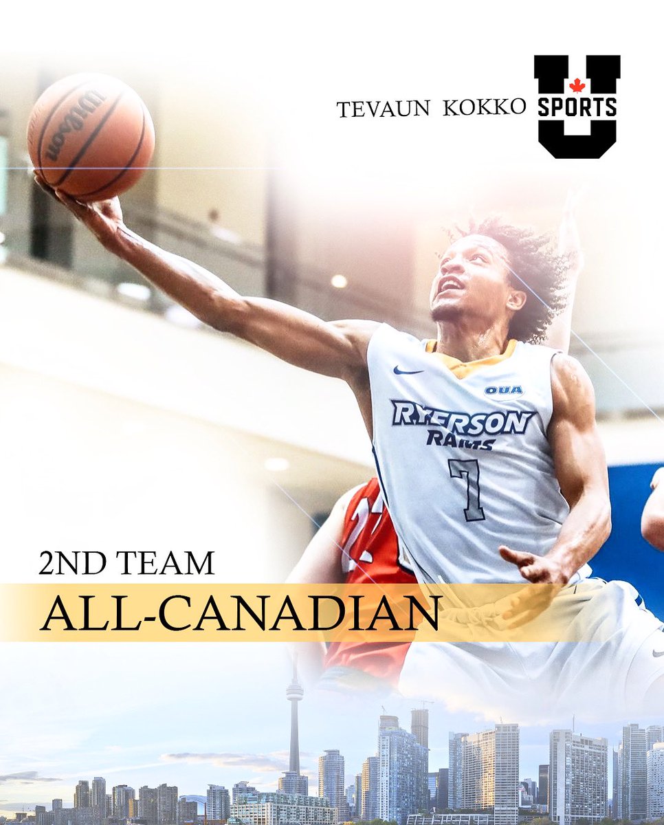 Congratulations to Tevaun Kokko for being named a 2nd Team All-Canadian in U-SPORTS Men’s Basketball.  
 
We are extremely proud of @Tevaunkokko amazing accomplishment! 
#NOW #BCMNG #PRO