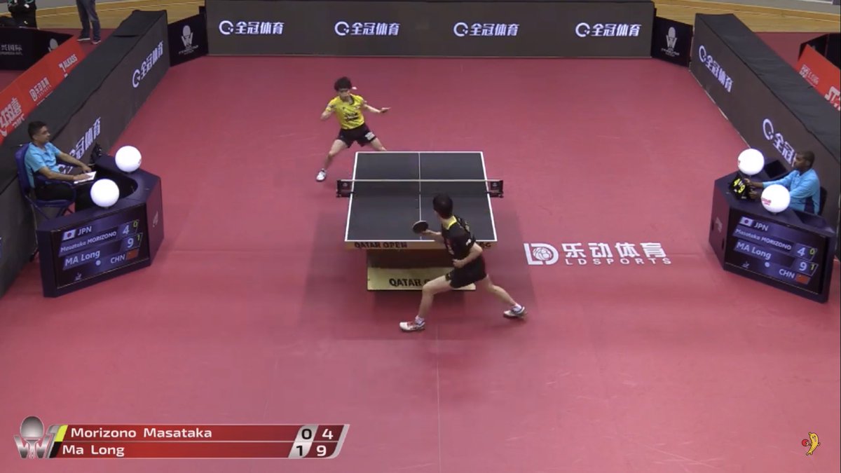 tabletennis_77's tweet photo. 馬龍 ４-０ 森薗政崇

#カタールオープン https://t.co/uLZGpbvWvR