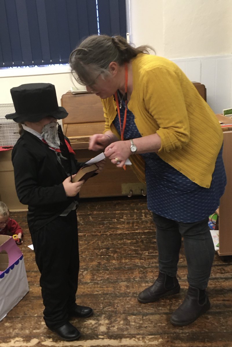 SedleysPrimary's tweet photo. World Book Day winners: KS2 Y3 Poppy, Y4 Harry, Y5 William and Y6 Inaaya who made her own costume as The Hungry Caterpillar, she even made the leaf. https://t.co/UiTgaFxKMK
