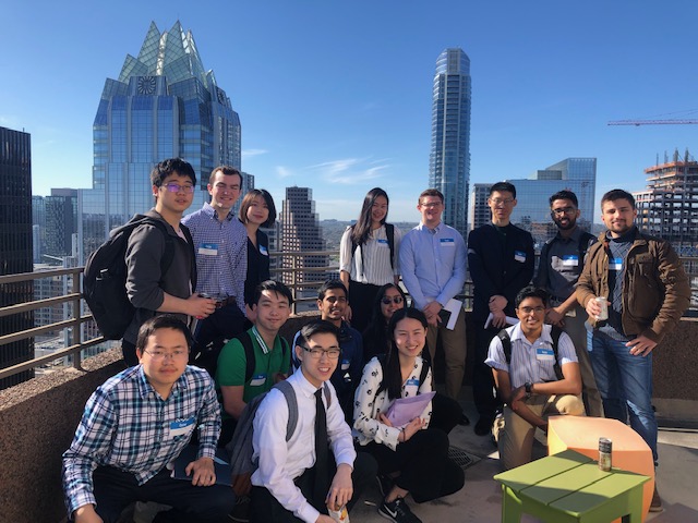 careercenter's tweet photo. Getting outside the @Box on the Univ. Career Center's Austin Immersion 😎

@UMichStudents said this week's company visits to Google, eBay, Indeed, and Duo have been great.

For today's company visits, we're kicking things off at Box and then finishing up at RetailMeNot. #GoBlue〽️ https://t.co/l3SP1s0iEY