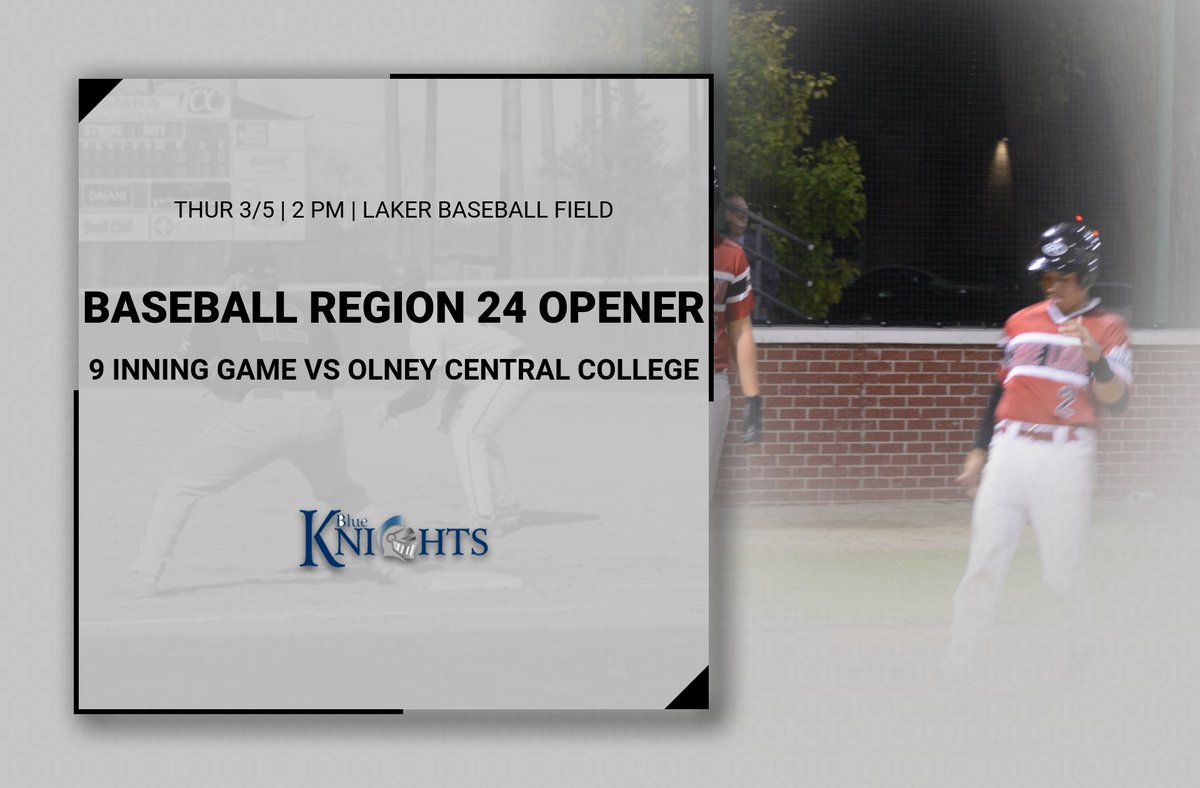 Laker <a href="/LLC_Baseball/">Lake Land Baseball</a> home opener today at 2 pm.