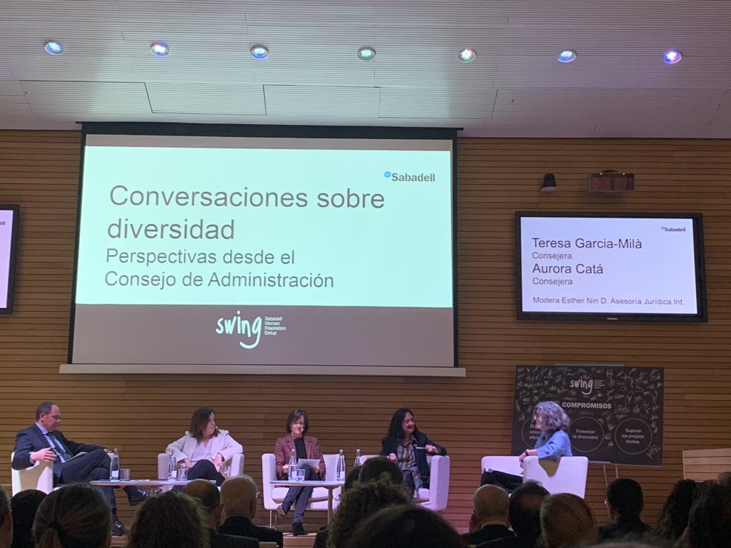 BancoSabadell's tweet photo. Esta sesión sobre la #Diversidad ha sido impulsada por #SabadellWomenInspirationGroup, la iniciativa de las propias directivas de @BancoSabadell que construyen una red para compartir experiencias, ideas y perspectivas sobre #Igualdad https://t.co/tHx4YCoIVI