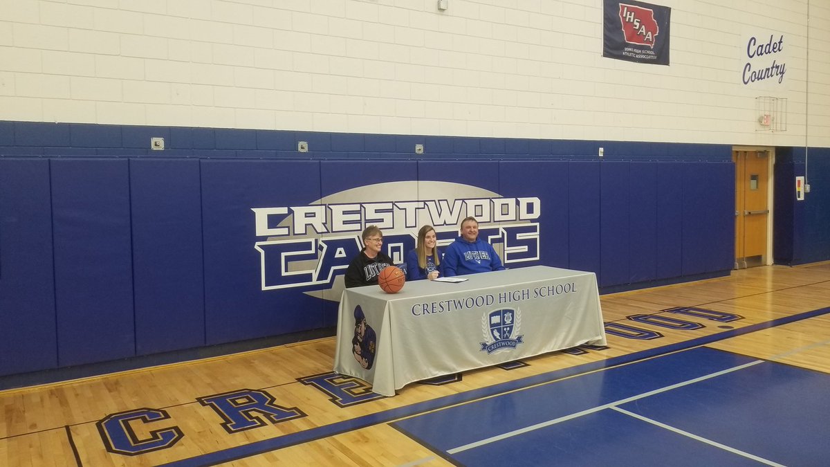 Congrats Shelby on signing with Luther! Proud of you! Keep working hard! #2020HowardWinn #CadetNation #CadetsBattle