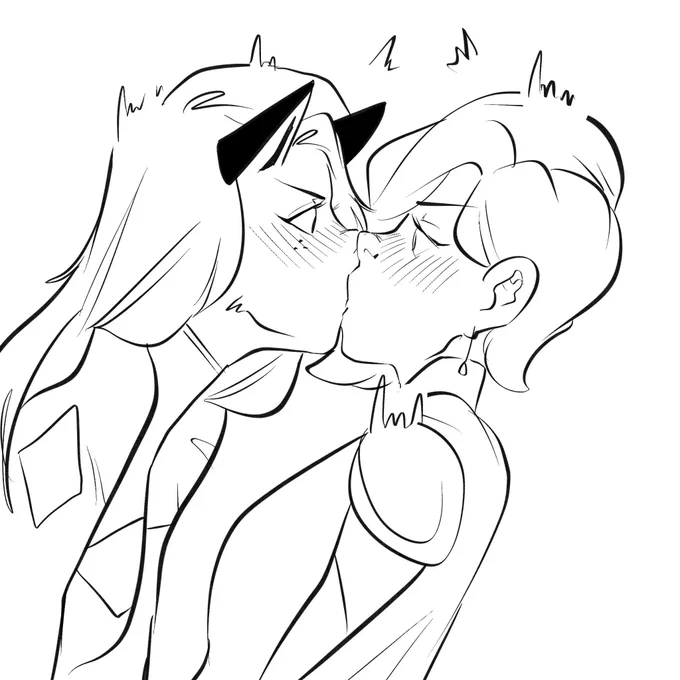 Did some more smoochies yesterday!! Glitra, Midna/Zelda and Korrasami ??✨??? 