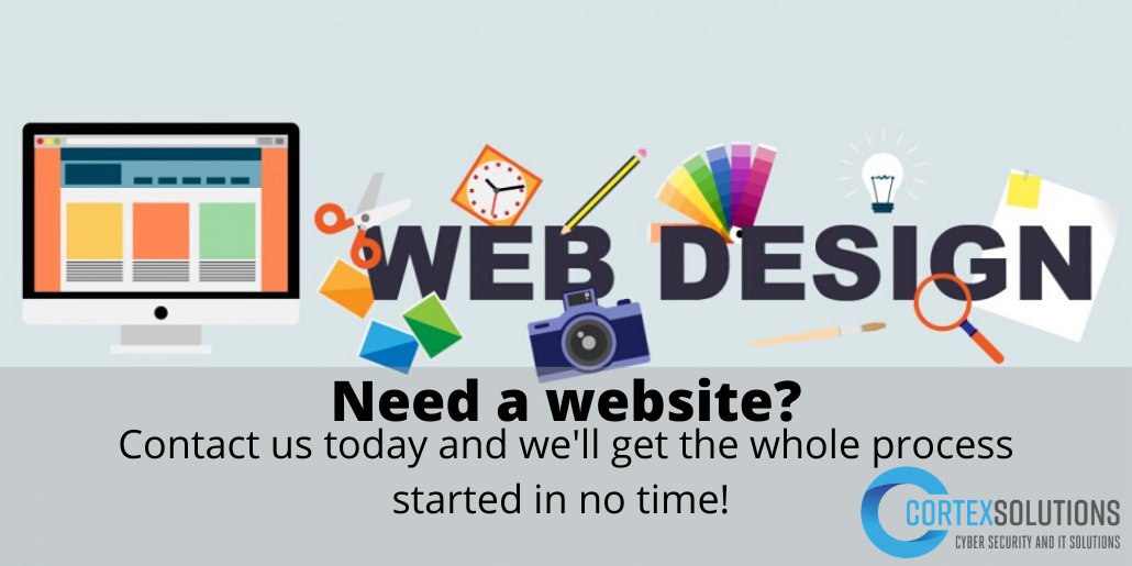cortexsol's tweet photo. Did you know #CortexSolutions can help you get your digital marketing up and running?
We offer you website design, social media marketing, logo design and so much more!
Contact us for more information
#digitalmarketing
#socialmedia https://t.co/ydv49ShkTC