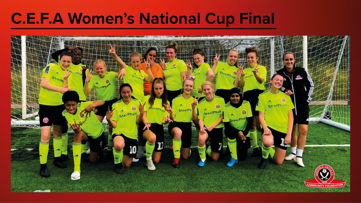 CommunitySUFC's tweet photo. How you feel when you've made it into the C.E.F.A Women's National Cup Final 🤩! https://t.co/iryZheRNDU