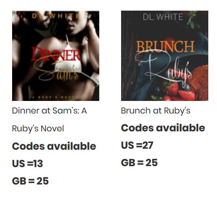 Audible codes for Books by DL White still available! > freeaudiobookcodes.com,  request a code and VIOLA. No signups. Site is BETA and it moves slow but it does work!  
#audiobooks #blackromance #romanceaudiobooks  #blackindieromance #indieaudiobooks #blackindies #amreading