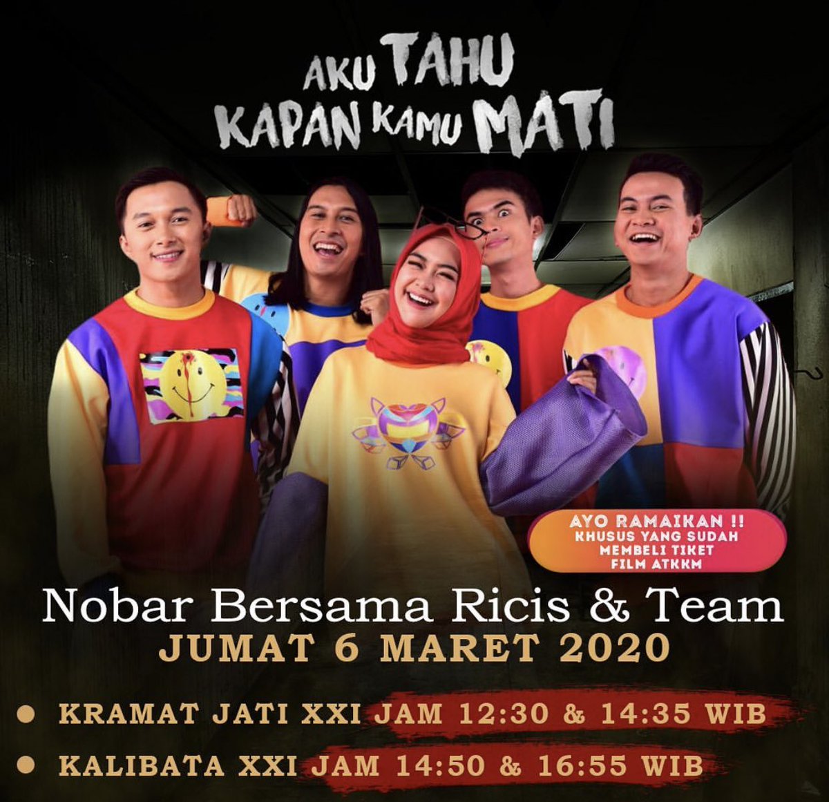 RiaRicis's tweet photo. besok saya ada di KALIBATA https://t.co/OF6GGWUM4a