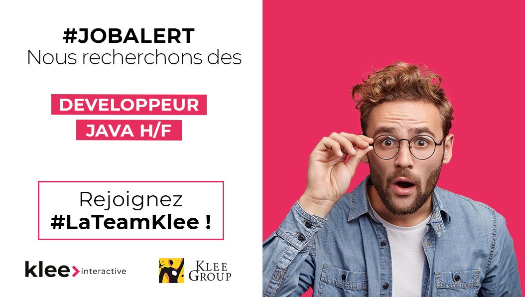 Klee_Group's tweet photo. [#JOBALERT] Rejoignez notre équipe #DigitalWorkplace dans la team @KleeInteractive et participez à l'intégration de la solution Jplateform #Java, CMS de notre partenaire @Jalios ! 💯👇

https://t.co/UTPfPaRUlo https://t.co/STCvYt8sLF