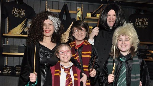 TDFNYC's tweet photo. Photos are up from our autism-friendly performance of @CursedChildNYC this past weekend! @thejamessnyder  a.k.a. Harry Potter said “the unbridled joy was palpable.” Head to Facebook to see the full album: https://t.co/Z4M8Y4i0wU #TDFAccess @lyrictheatre https://t.co/riKnDRuGhR