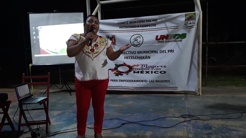 ONMPRICAM's tweet photo. “Mujeres Motor de México” HECELCHAKAN
Con el objeto de concientizar en temas de #Equidad y como Marco el #DíaInternacionalDeLaMujer, el #PRIHecelchakán junto en con el #PRIEstatal y el #ONMPRICampeche llevamos a Hecelchakán el día de ayer la plática sobre “Empoderamiento”. https://t.co/suyLiu80ur