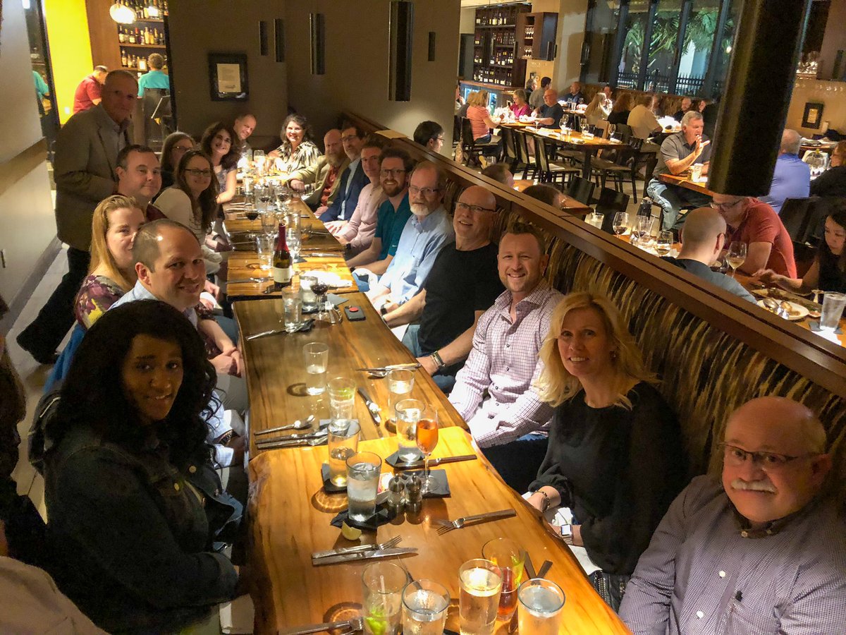 Just a little recap of last night’s fun dinner after a busy day at <a href="/NAEMorg/">NAEM</a> #Tech20! Be sure to swing by booth 301 for your last chance to see our comprehensive #EHS software solution.