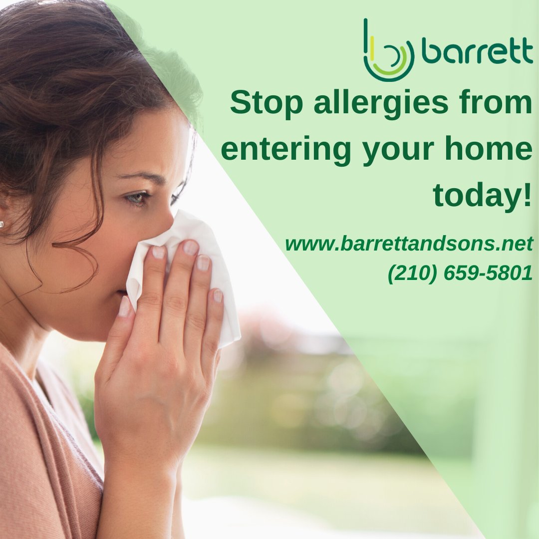 Stop allergies from running your life! Get that filter changed today and take back your comfort in your home! Visit our website for more information and schedule today!
(210) 659-5801 barrettandsons.net
#BarrettAndSons #Fresh #CleanAir #FreshAir #Boerne
