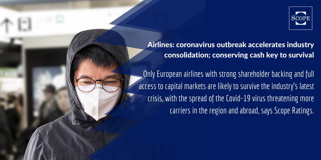 Αποτέλεσμα εικόνας για Airlines: coronavirus outbreak accelerates industry consolidation; conserving cash key to survival
