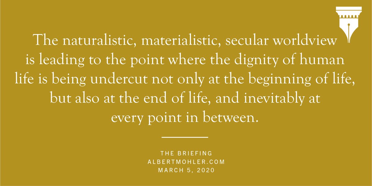 albertmohler's tweet photo. From today's edition of #TheBriefing https://t.co/dr0NkqG5dG https://t.co/ImkEwHMKBI