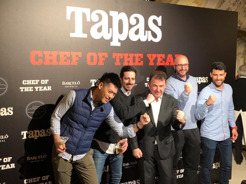 El pasado lunes estuvimos en la gala Chef of the Year de <a href="/TapasMagazine/">tapasmagazine</a> celebrando el premio de <a href="/Berasategui/">Martín Berasategui</a> 

¡Garrote!