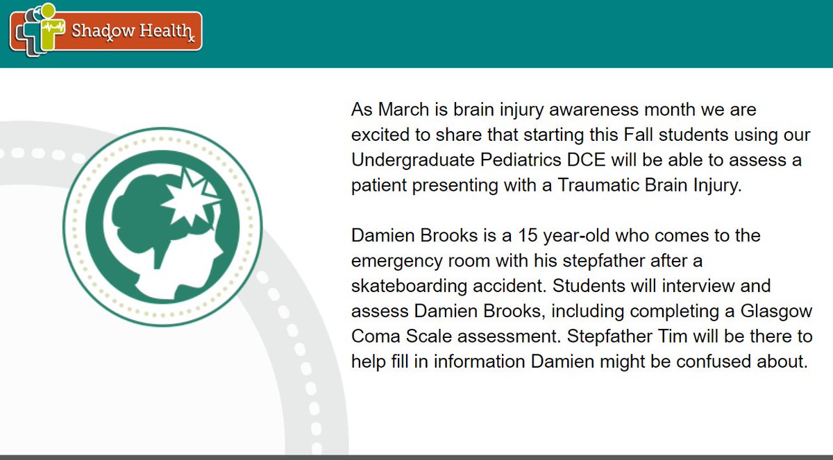 Shadow Health tweet media