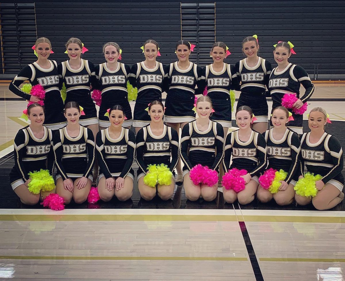 VSFJennifer's tweet photo. Wishing @Dyersburgdance safe travels and the best of luck as they head to compete at #NDAnationals!!! I know you girls will kill it down there and we will be cheering you on every step of the way! Bring a National Championship back home to West TN! 🖤💛 #GoTrojans https://t.co/9DJ6HhA3lS