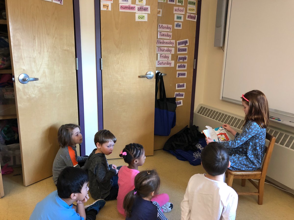 MMS_CSDA's tweet image. Students from Mrs. Higgins’ and Mrs. Baker’s class enjoyed listening to and learning from guest readers visiting from Ms. DelBene’s classroom.