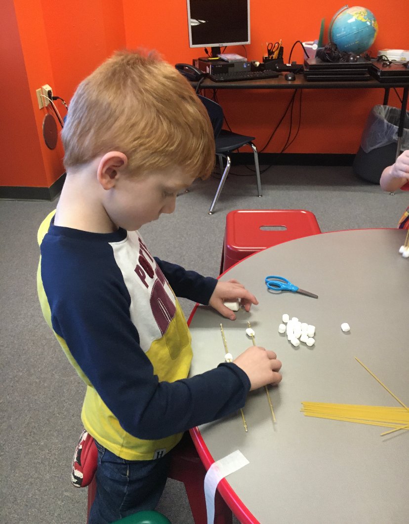 PESBulldogsIN's tweet photo. Check out these little engineers!  Patricksburg Elementary School 1st and 2nd graders had a great time creating a marshmallow tower during STEM Club. https://t.co/mAHzF9XrzC