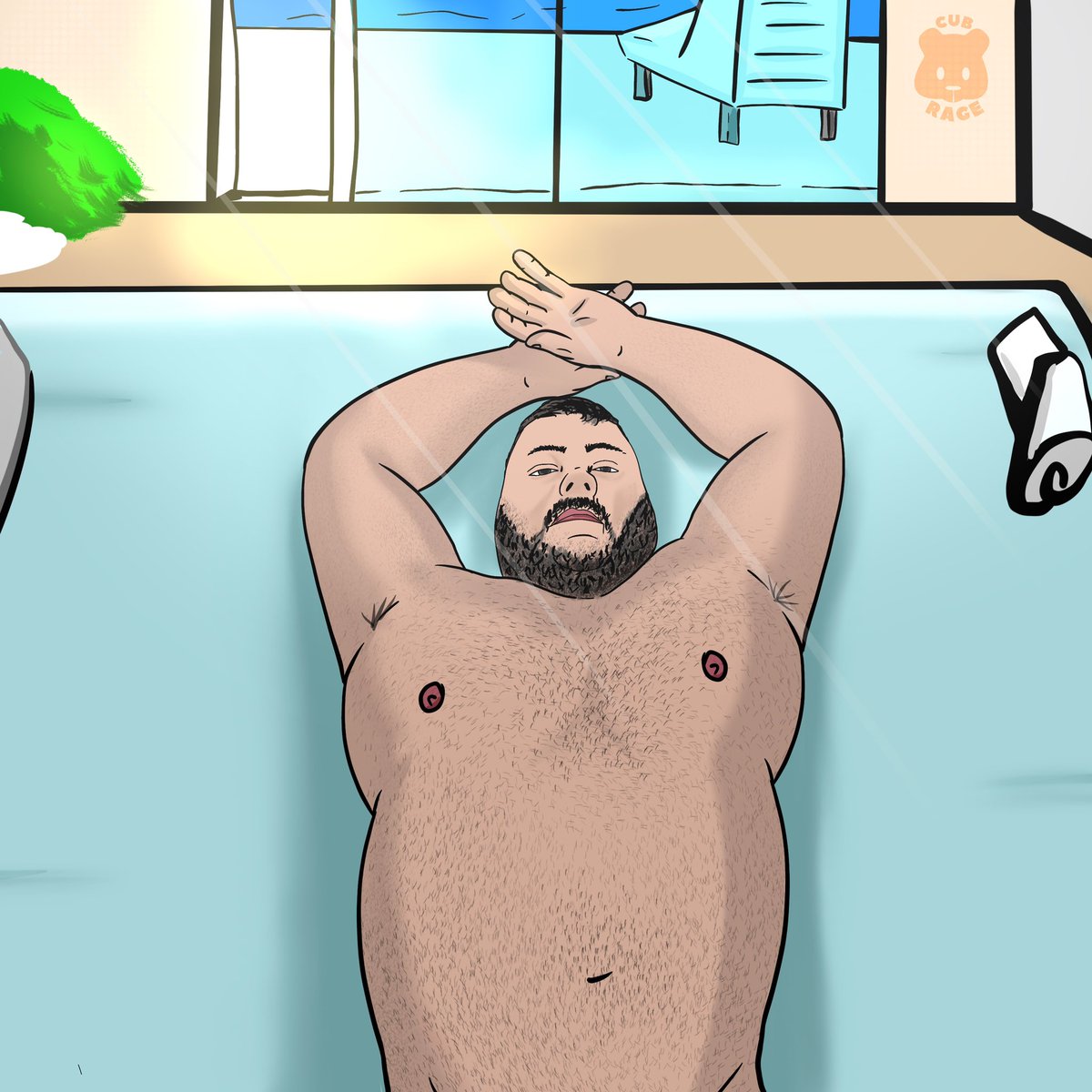 thecubrage's tweet photo. “Relax, take a break , now f** me”, that’s what I was thinking when I drew this one. https://t.co/yoJpU0uKrn