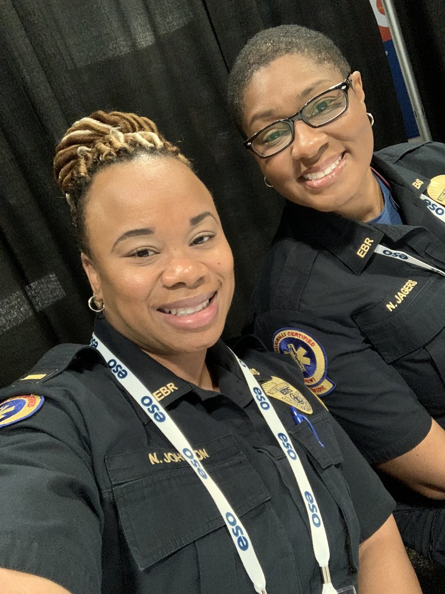 Today, come on by and visit with your favorite Nightwatch Nation Medics! Meet and greet all day on the Exhibit Floor. #EMSToday #NightwatchNation #NikiandNicole #RedstickMedics #RedstickDuo #EBREMS