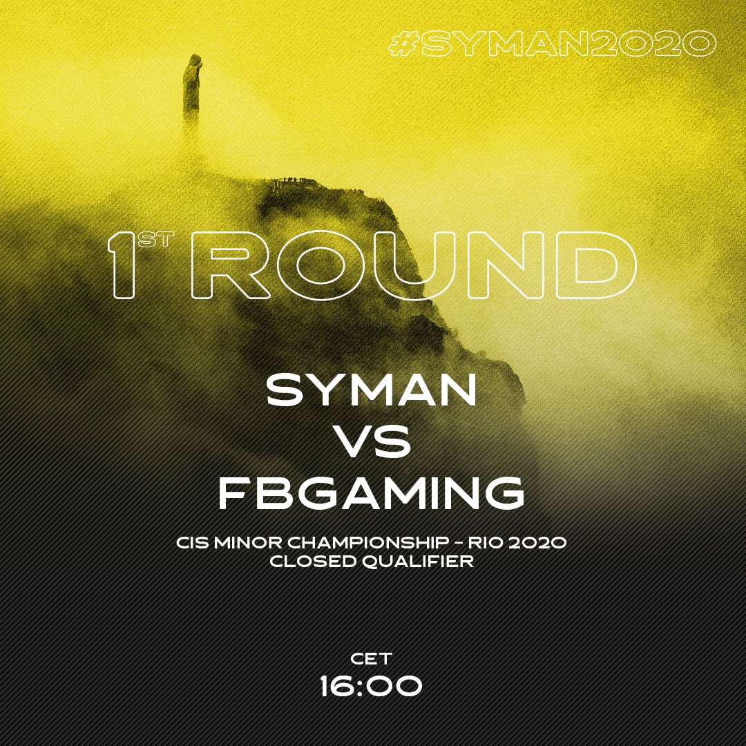 k23_esports's tweet photo. Our battle in closed quals of CIS minor will begin at 16:00 CET. In the debut match we will face against 🇷🇺 fbgaming!
#syman2020 #wereallgamers #cisminor https://t.co/Ic1SP7aXBl
