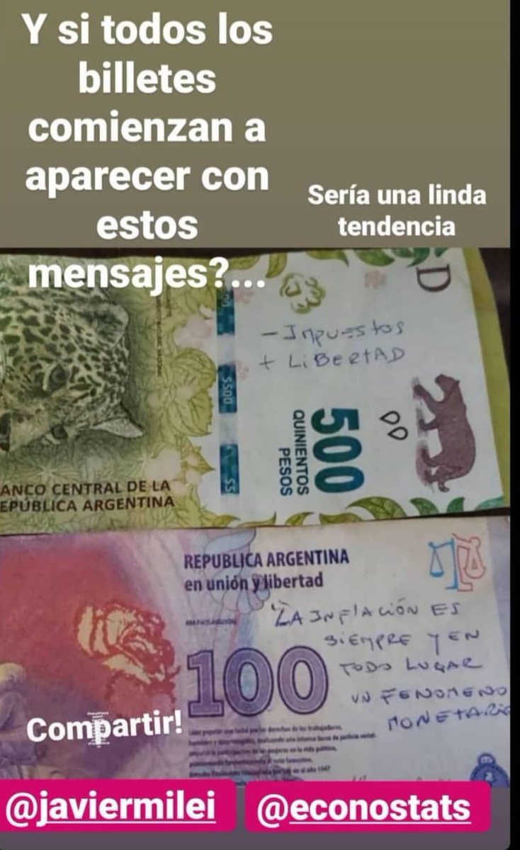 Javier Milei tweet media