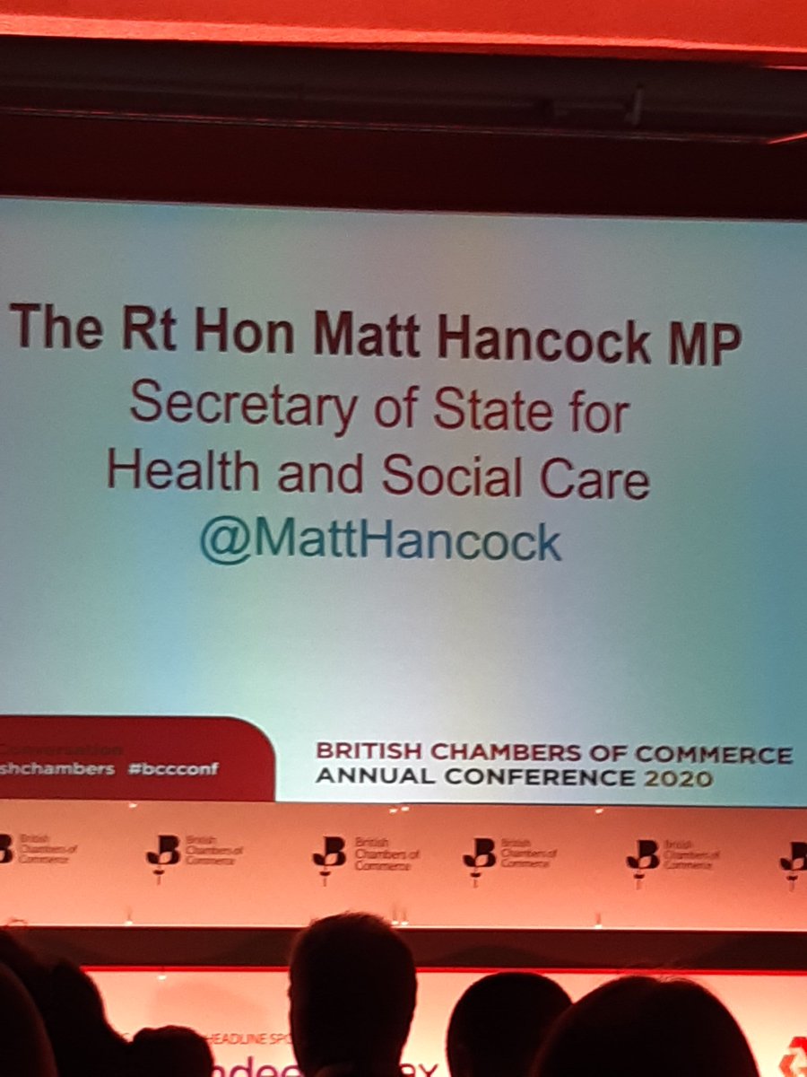 A_Grahams's tweet photo. At the British Chambers of Commerce Annual Conference 2020 #bccconf .. https://t.co/DplicjrrJA