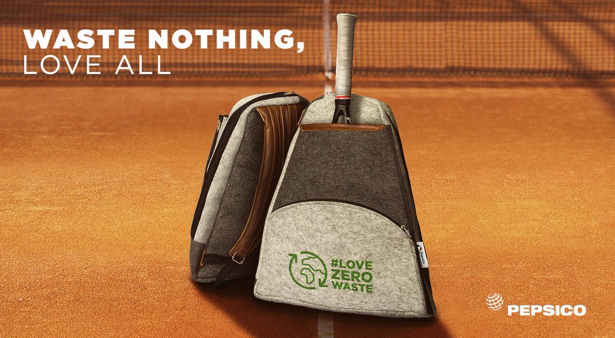 PepsiCoAMESA's tweet photo. Great to have played a role in leading sustainability at #MatchinAfrica!
Having partnered with @uzwelobags we made custom-made rPET felt tennis bags as gifts for the celebrity participants and players
#lovezerowaste #partnershipispower https://t.co/nf9ldAFiUP