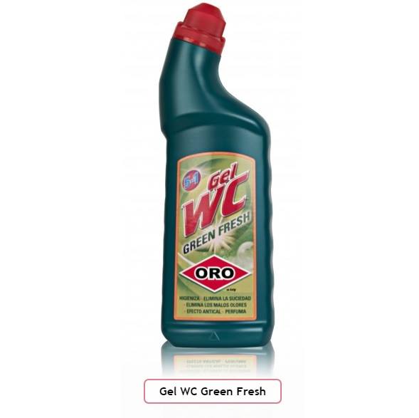 ¿Aún no usas para tu #baño el Gel WC Green Fresh Oro 750 ml? 🤔 ¡Deberías! posee una poderosa acción desincrustante que elimina las manchas, restos de cal y suciedad, sin dejar ni rastros ni residuos.

➡️ 3 perfumes: Power Protection, Green Fresh y Ocean Breeze.