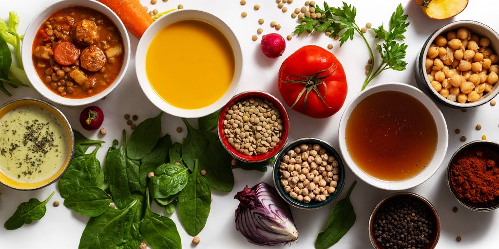 VaitPastelerias's tweet photo. 🤔🍲¿Sabíais que se recomienda un consumo habitual de legumbres? ¿Cuántos de vosotros consumís legumbres habitualmente?🍲😋 Nosotros los sabemos y por eso en el menú diario de VAIT siempre metemos algún día de legumbres. #venavait #legumbres #lentejas #vait #garbanzos #Madrid https://t.co/YTgp1QuF8O