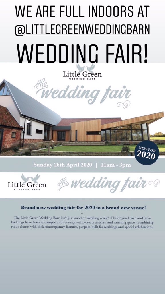 We are FULL indoors at @Littlegreenwed1 for exhibitors! #norfolkweddingfair #norfolkweddingfairs #norfolkbride #suffolkbride #suffolkweddingfair #engaged #barnwedding #norfolkweddingvenue #suffolkweddingvenue #weddinginspo #wedding #weddingplanning #weddinginspo #bridetobe