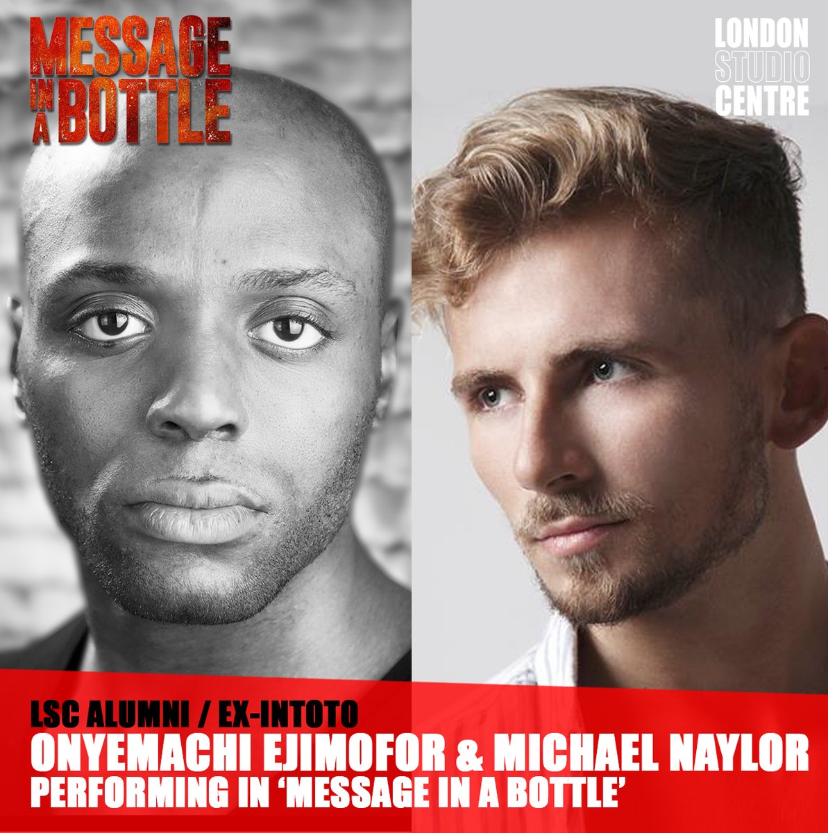 🙌🙌 LSC Alumni &amp; ex-INTOTO DANCE CO. 
<a href="/Onyourmarkz/">Onyemachi Ejimofor</a> and <a href="/michaelnaylor10/">Michael Naylor</a> currently performing in #messageinabottle at Peacock Theatre <a href="/Sadlers_Wells/">Sadler's Wells</a>
 until 21 March!