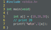 neocyrillus's tweet photo. This is crazy but you can exchange an array name and an index #clanguage #ansic https://t.co/v5oxNJ4qW1