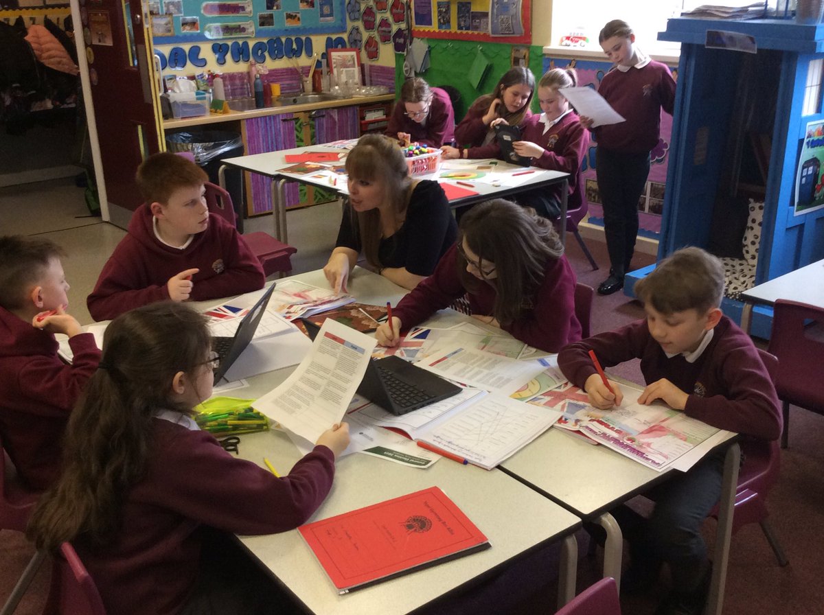 ysgolbroallta's tweet image. Dosbarth y #pwllglo yn brysur yn creu pleidiau gwleidyddol eu hun yr wythnos hon . Diolch o galon i @delythjewell @DelythJewellAM @Plaid_Cymru am ein helpu ni i gynllunio ac ysgrifennu maniffesto i’n pleidiau heddiw @sewalesEAS @SerenaSbarc @EAS_Cymraeg