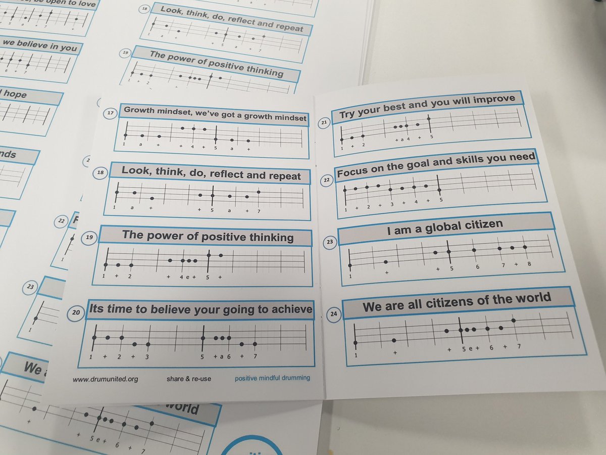 drumunited's tweet photo. YES! @United_Music1 . Are you at 
@MusicEdExpo today?! If yes, pls come by and see Adey at pod M14 behind the Seminar Theatre!

I have a bundle of Tutorial Booklets and A3 posters of #PositiveMindfulDrumming for your TEAM.. plus a chance to get a FREE CPD session. YES! https://t.co/NdUiWv4rR8