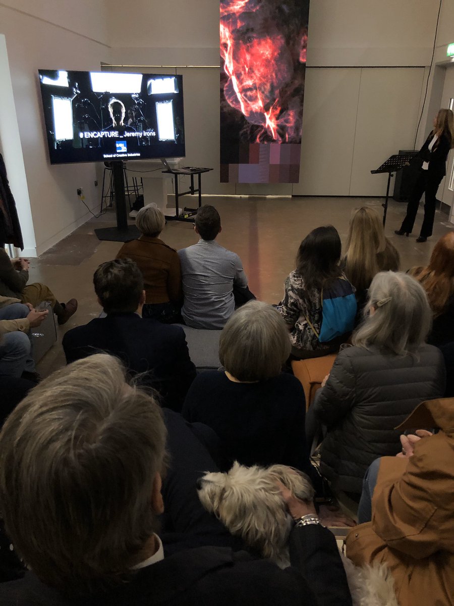 ‘Encapture’ short film by @BDHtweets and <a href="/BathSpaUni/">Bath Spa University</a> students; <a href="/jeremyironsnet/">Jeremy Irons .net</a> with <a href="/SmudgeIrons/">Smudge Irons</a> at Locksbrook Campus opening