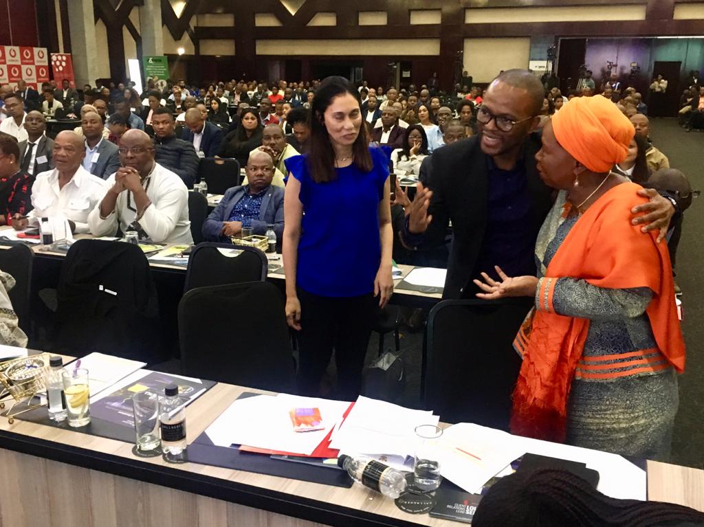 DlaminiZuma's tweet photo. the Constitution calls on “national and provincial governments [to] support and strengthen the capacity of municipalities to manage their own affairs”, without compromising or impeding the municipality. #BBCSummmit https://t.co/Wv7oVITjqg